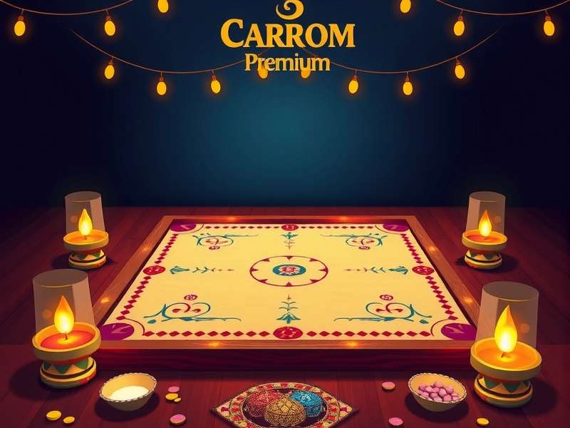 Carrom Premium Game Interface